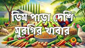 ডিম দেয়া দেশি মুরগির খাবার